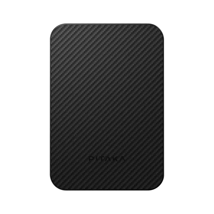 Pitaka Aramid Qi2 5000 mAh 15W MagSafe Power Bank (Black/Grey)