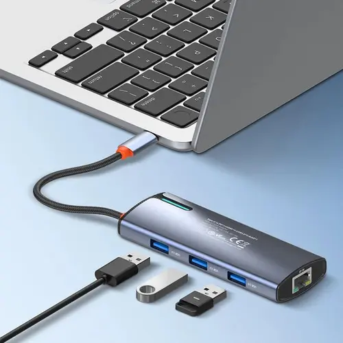 LDNIO DS-16H 6in1 Type-C Docking Station USB Adapter  PC Laptop Computer