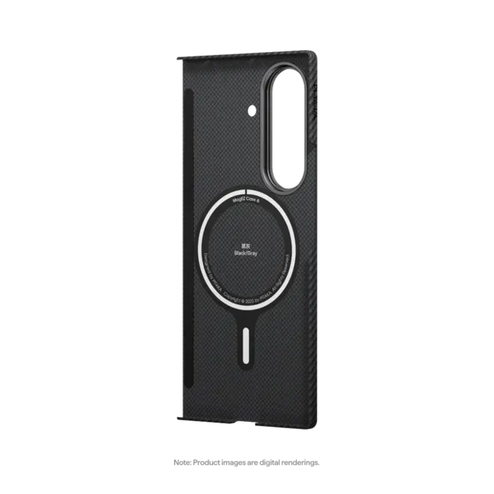 Pitaka Ultra-Slim Case for Samsung Galaxy Z Fold7 (Black/Grey)