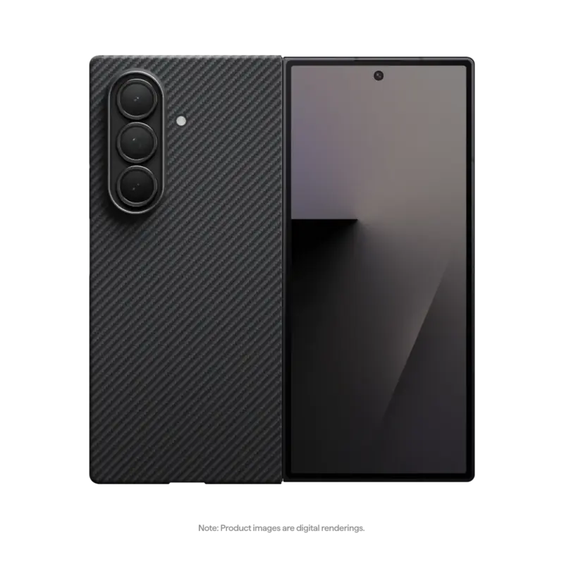 Pitaka Ultra-Slim Case for Samsung Galaxy Z Fold7 (Black/Grey)