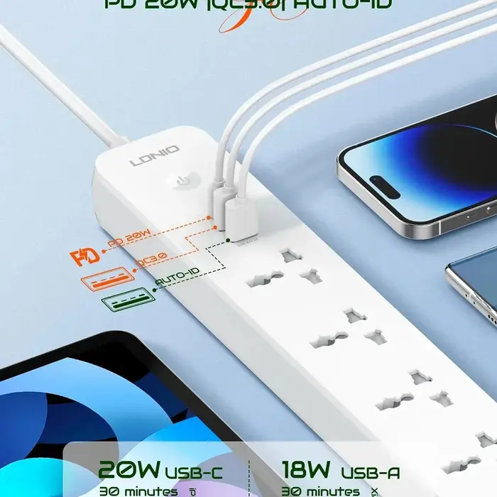 LDNIO SC5319 Multi Socket Strip