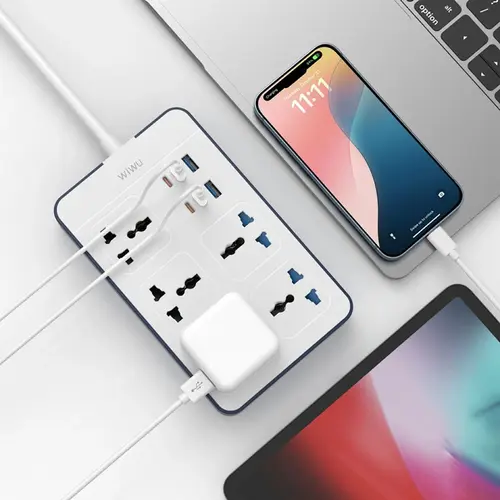 WiWU Wi-S006 11 in 1  20W Gan Multifunction Power Strip