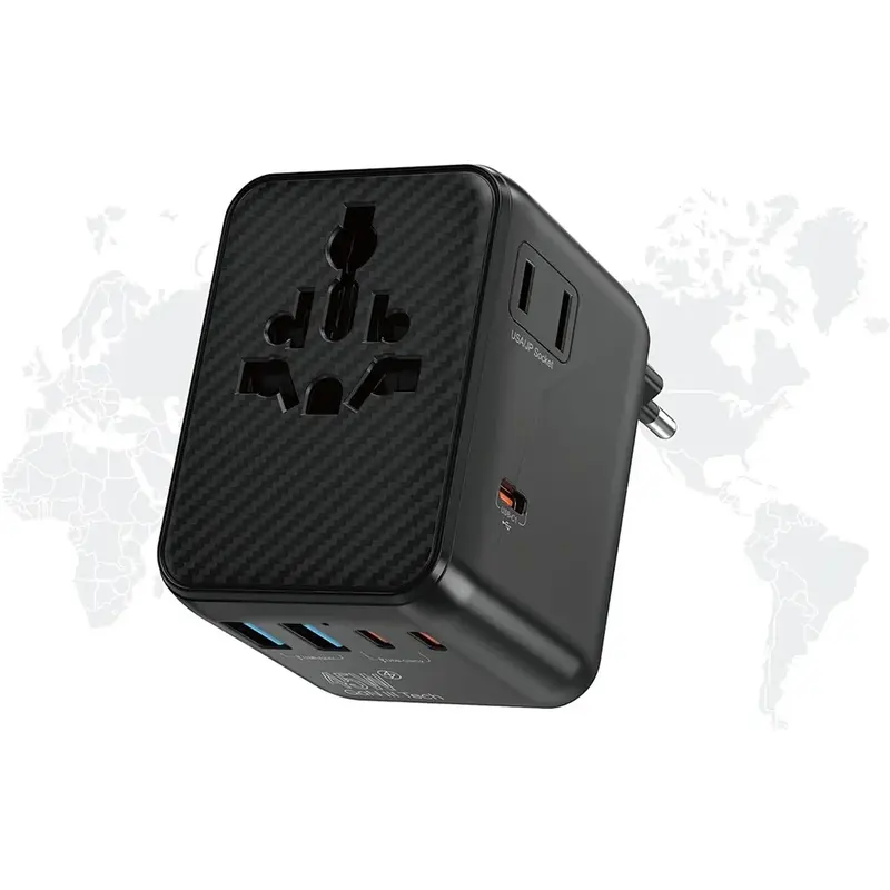WiWU Wi-UA011 25W GaN Aramid Fiber Warrior Universal Adapter