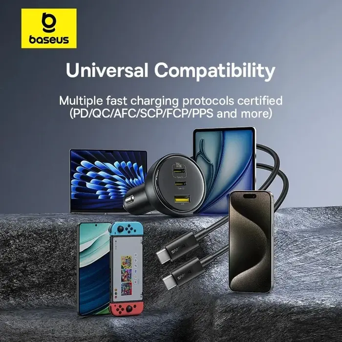 Baseus Multi-Port Fast Charging 152.5W Car Charger