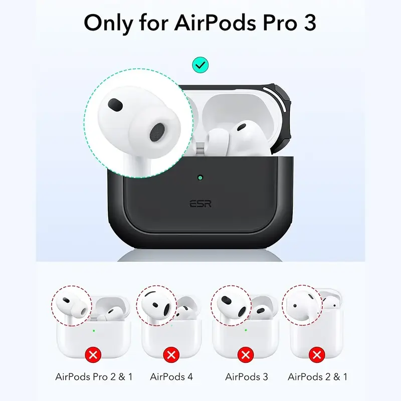 ESR Apple Airpods Pro 3 Hybrid Magnetic Case (2025)