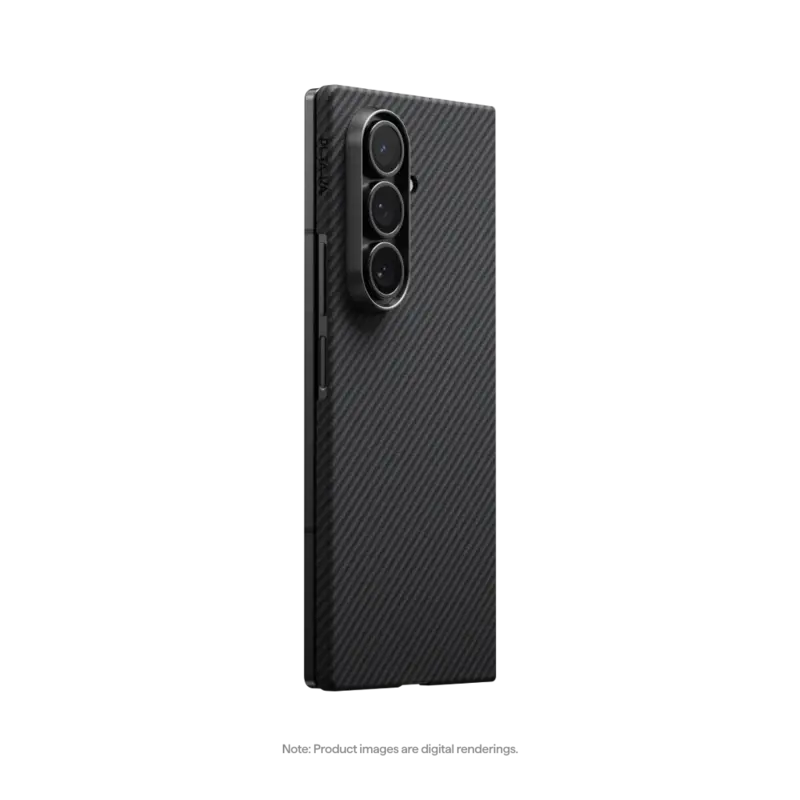 Pitaka Ultra-Slim Case for Samsung Galaxy Z Fold7 (Black/Grey)