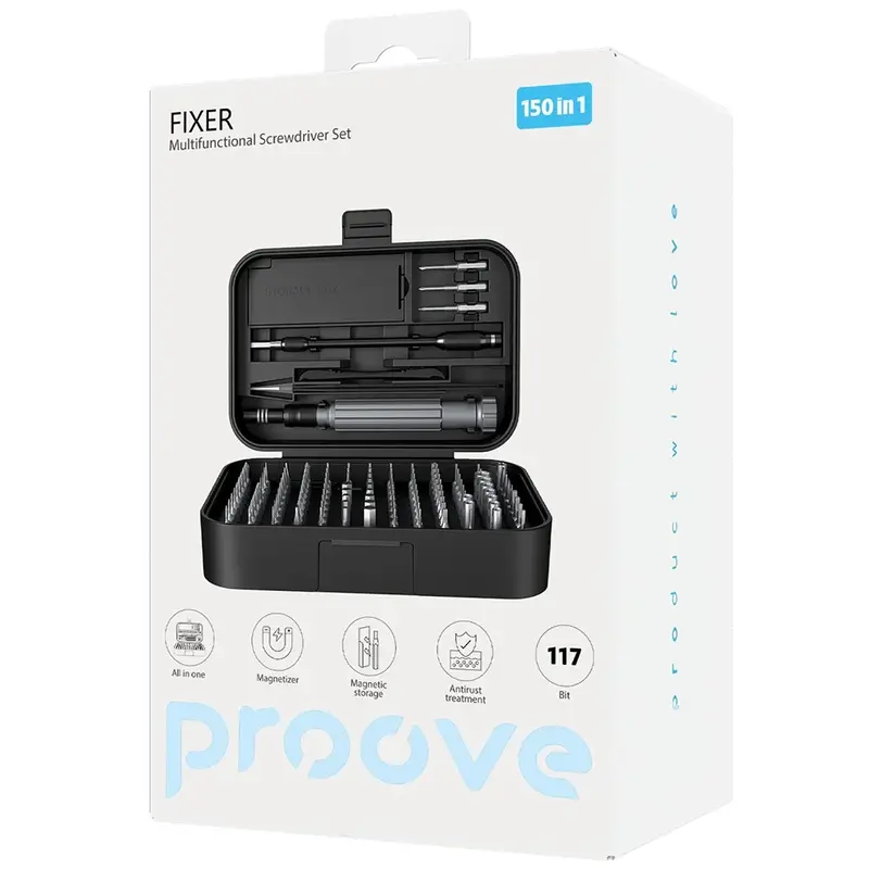 Proove Fixer 150-in-1 All in one Screwdriver Set