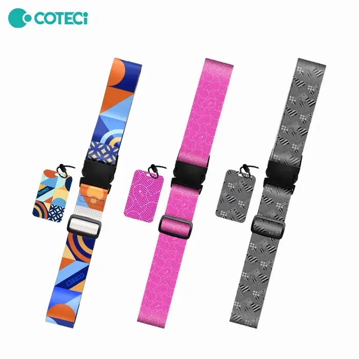 COTECi OT-006 Luggage Strap and Tag Set for Travel Use