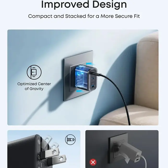 Anker 3 Ports Nano Charger 70W