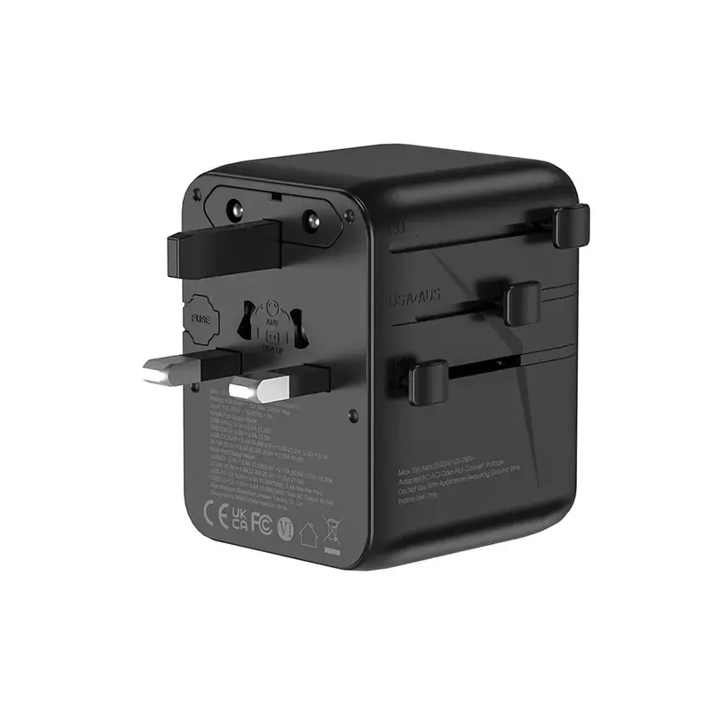 WiWU Wi-UA011 25W GaN Aramid Fiber Warrior Universal Adapter