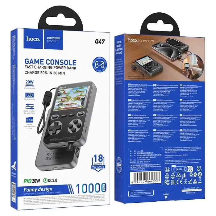 Hoco Q47 Game Console with 10000mAh Power Bank