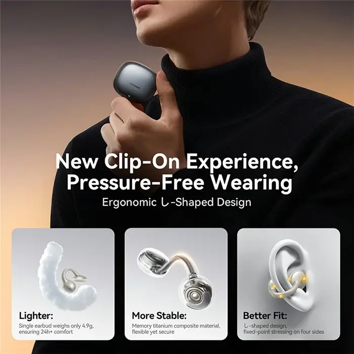 JOYROOM JR-OE3 Open-Ear Clip-On Earbuds