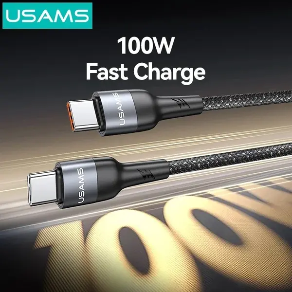 USAMS SJ759 100W Fast Charging Cable with massager