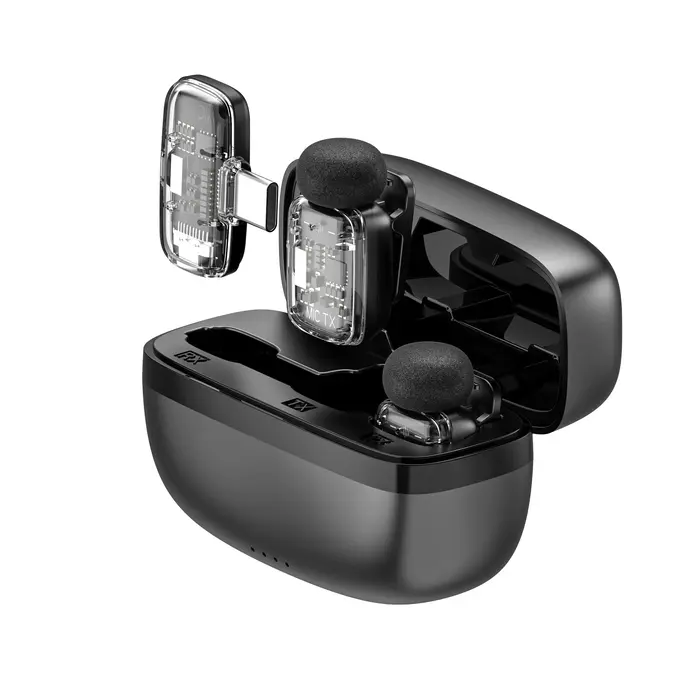 WiWU Wi-WM008 Anc Wireless Lavalier Microphone (Dual)