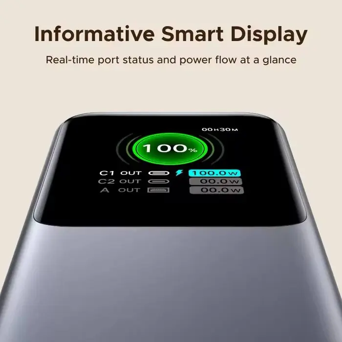 UGREEN Nexode 165W 20000mAh Power Bank with Built-in USB C Cable
