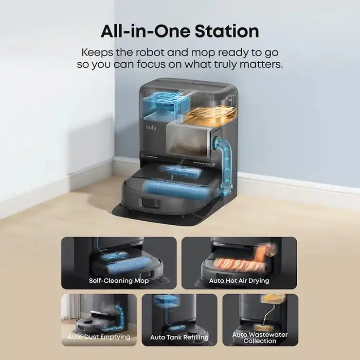 Anker eufy Omni C28 15000Pa Robot Vacuum Cleaner - Gear Space BD