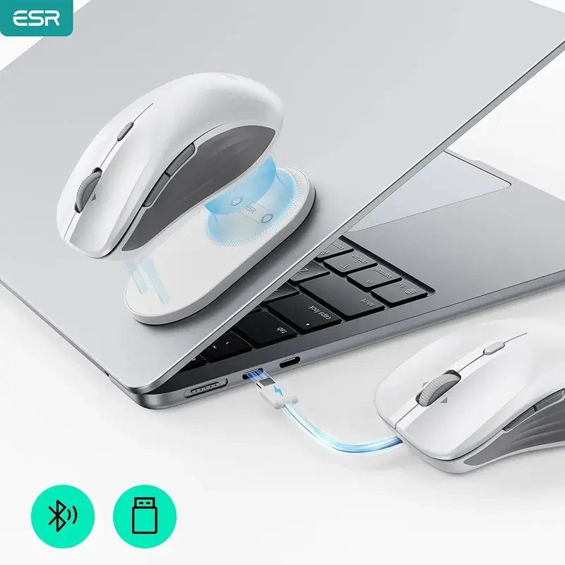 ESR MagMouse Snap-to-Carry Rechargeable Mouse