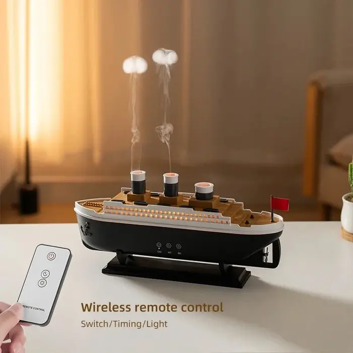 Cruise Ship Jellyfish Smoke Ring Air Humidifier