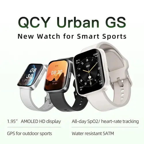 QCY Urban GS Smart Watch Amoled display