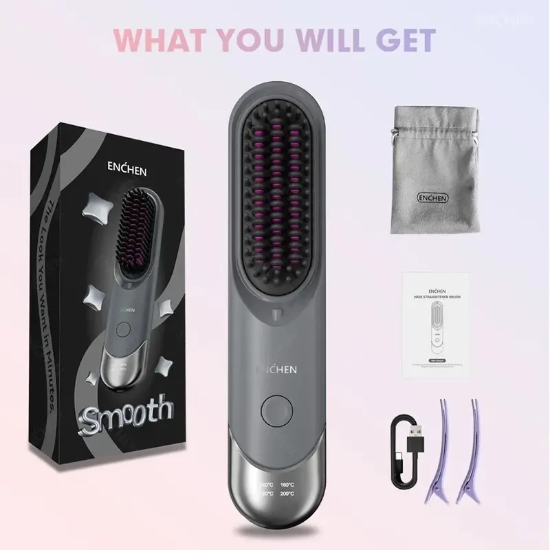 Enchen H100 Cordless Portable Hair Straightener