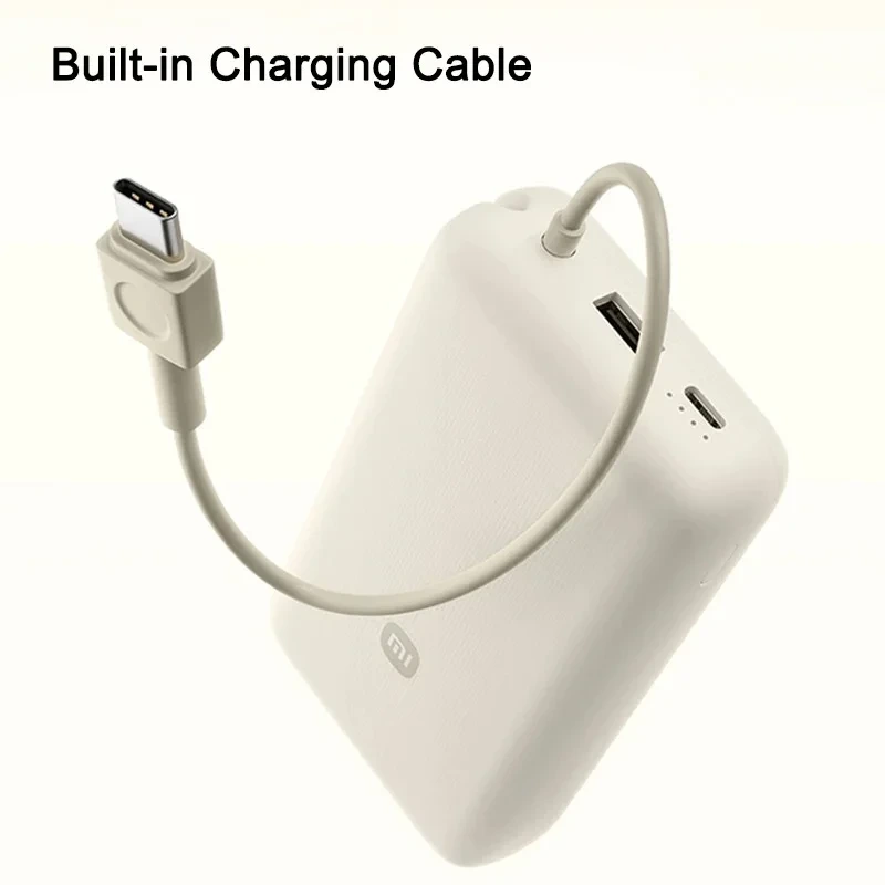 Xiaomi 20000mAh 33W Power Bank with Integrated Cable
