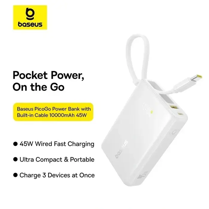 Baseus PicoGo 45W 10000mAh Power Bank
