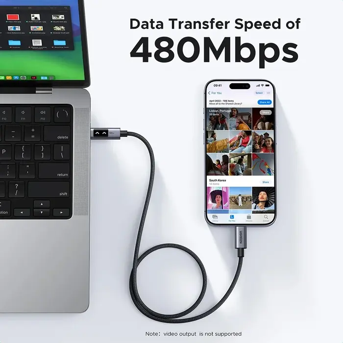 UGREEN Uno 100W USB-C to C Fast Charging Cable