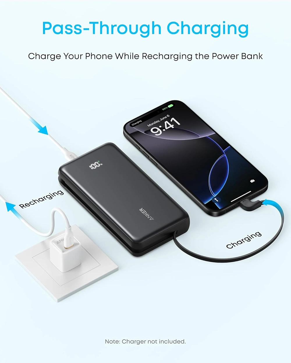 Anker Zolo A110E 20000mAh Fast Charging Power Bank