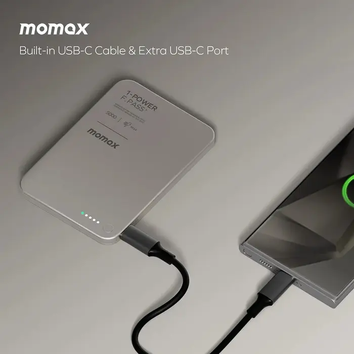 Momax 5000mAh 1-Power F.Pass⁺ Magnetic Powerbank