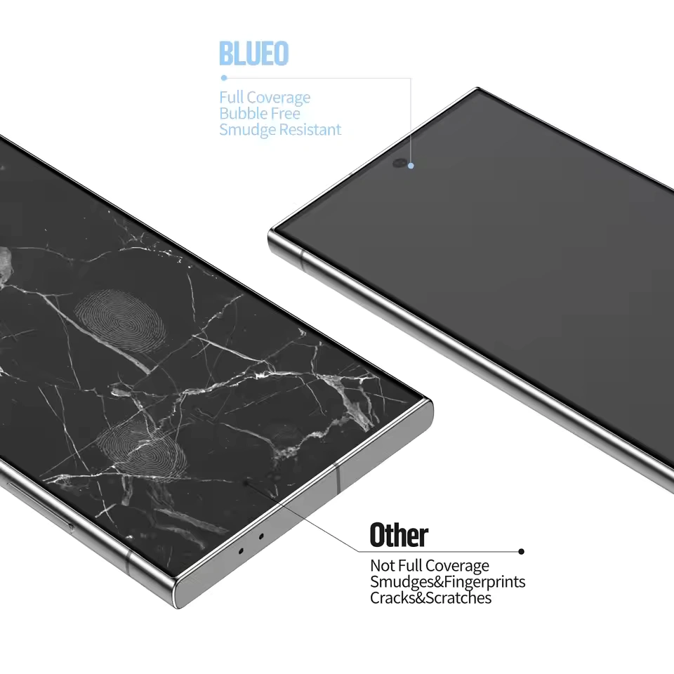 BLUEO Anti-Peep HD Privacy Screen Protector for Samsung S24 Ultra | S25 Ultra