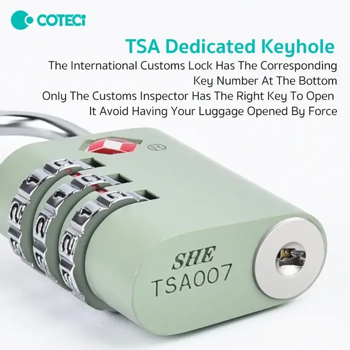 Coteci TR-001 TSA Approved Combination Lock