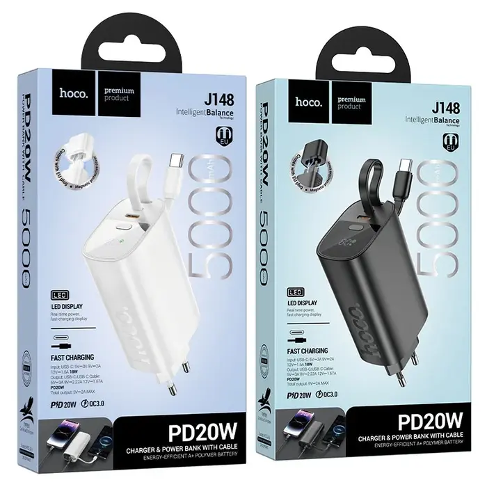 HOCO J148 Handy Adapter 5000mah PD20W Power Bank