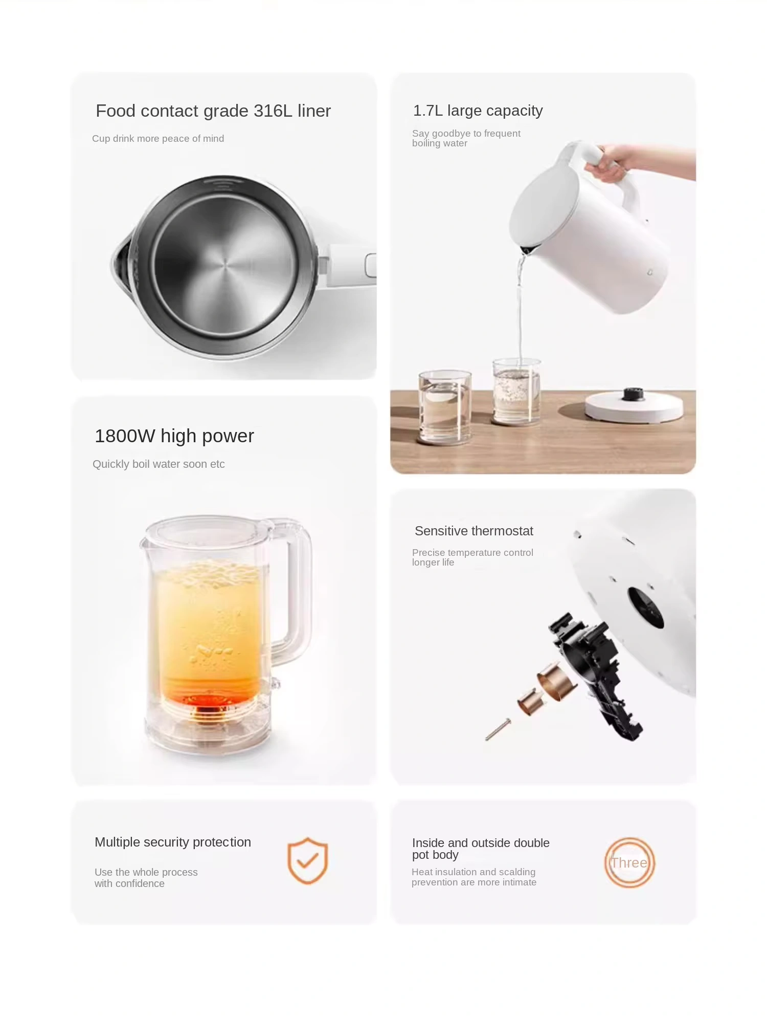 Xiaomi Mijia Electric Kettle 3 1.7L