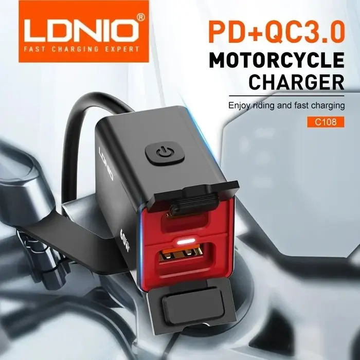 Ldnio 60W Motorcycle Fast Charger C108