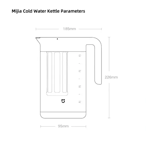 Xiaomi Mijia 1.6L Cold Water Pot MJLSH01PL with Filter Sealed Design