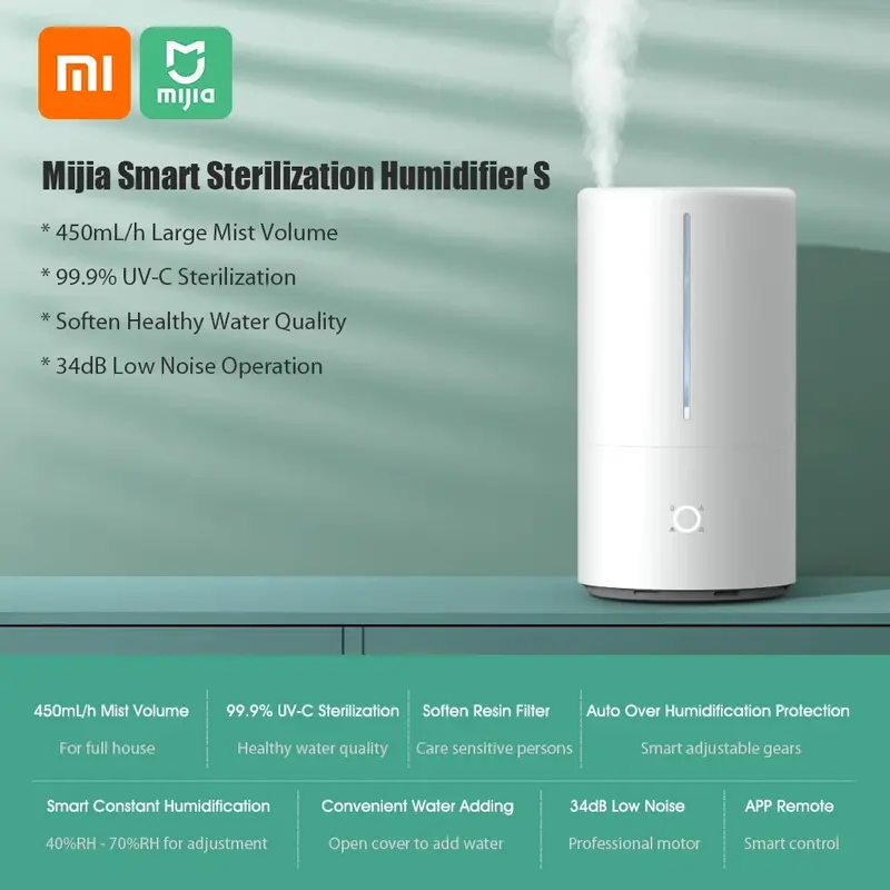 Xiaomi Mijia 4.5L Smart Sterilization Humidifier S