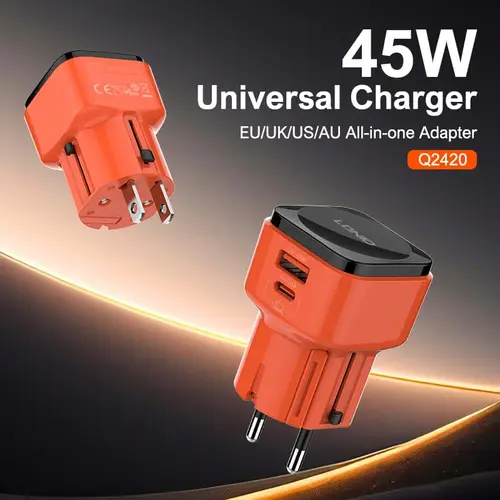 LDNIO Q2420 45W 2-Port Universal Charger