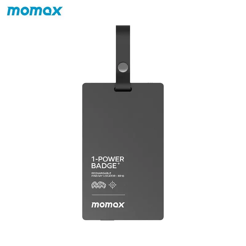 Momax 1-Power Badge+ Find My Locator With Emergency Power Bank