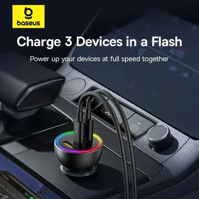 Baseus Multi-Port Fast Charging 152.5W Car Charger
