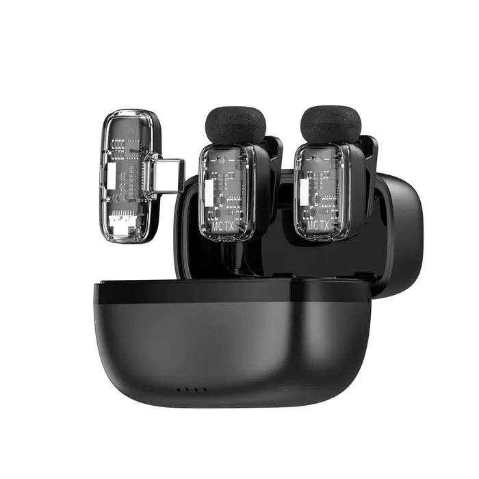 WiWU Wi-WM008 Anc Wireless Lavalier Microphone (Dual)