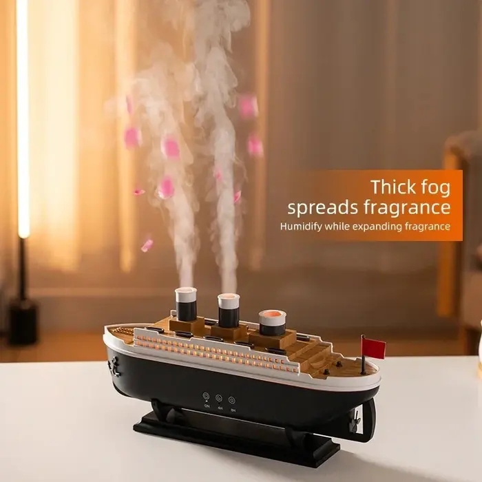 Cruise Ship Jellyfish Smoke Ring Air Humidifier