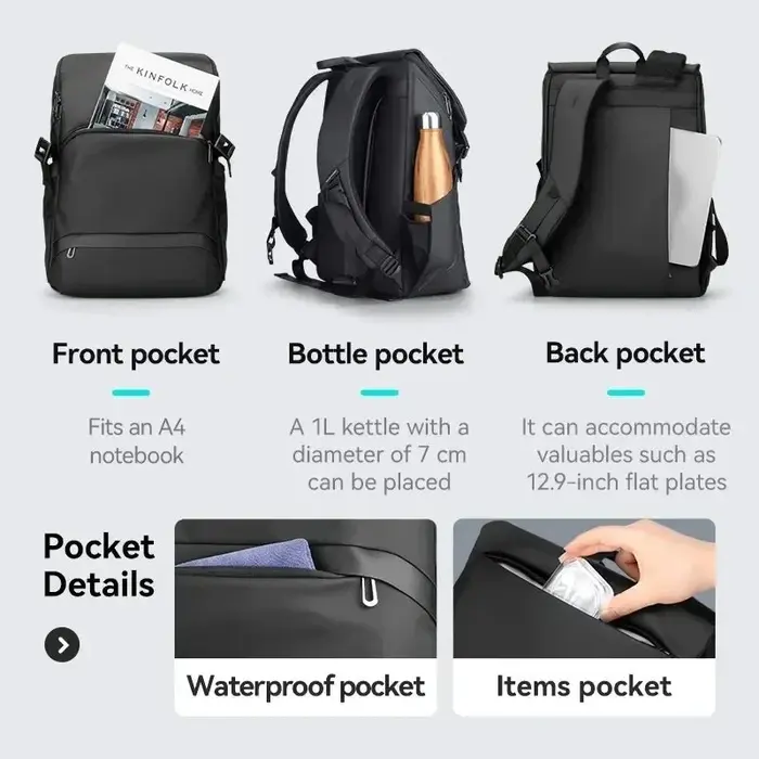 Mark Ryden MR2859 2-in-1 Men's Backpack & Crossbody Bag