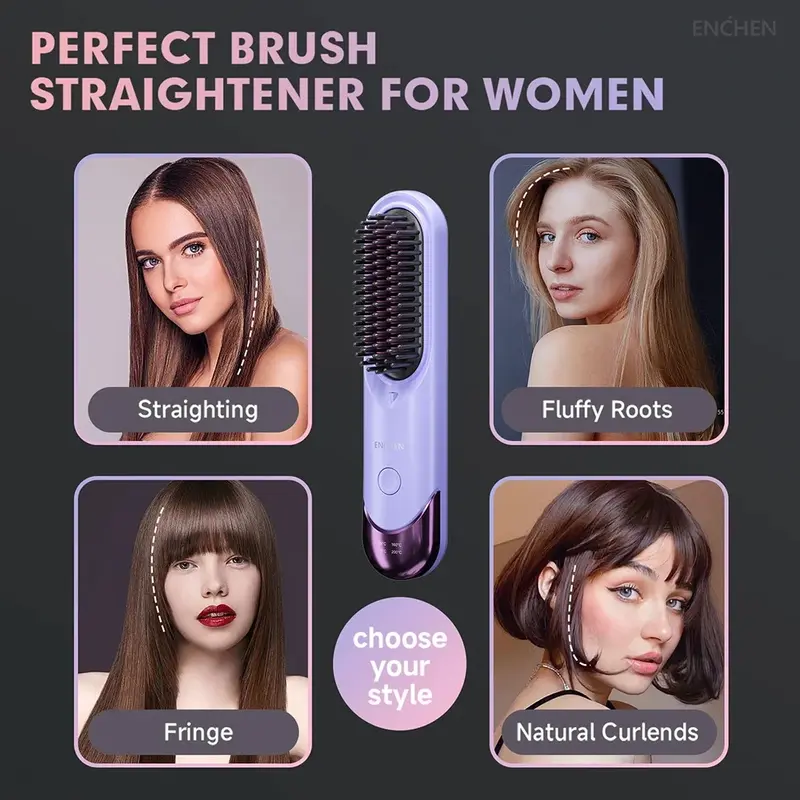 Enchen H100 Cordless Portable Hair Straightener