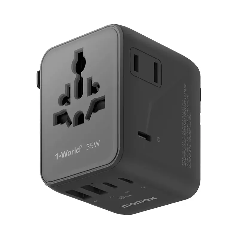 Momax 1-World² 35W Travel Adapter