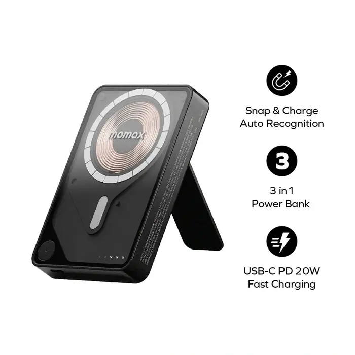 Momax 10000mAh 1-Power X Pro+ Magnetic Wireless Power Bank