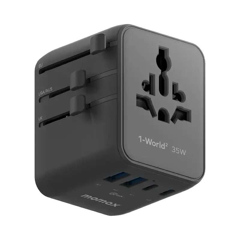 Momax 1-World² 35W Travel Adapter
