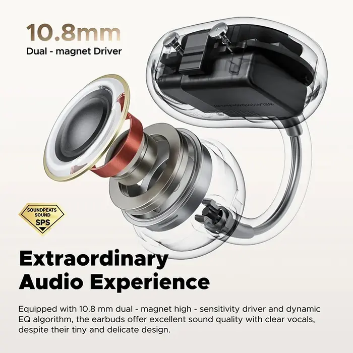 SoundPEATS POP Clip Wireless Earbuds
