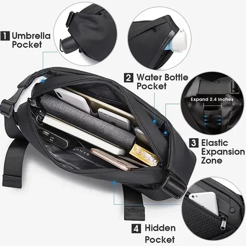 Bange BG-7311 Waterproof Crossbody Chest Bag