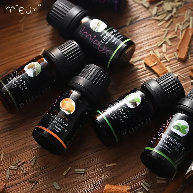 Premium Pure Natural Essential Oil 6Pcs 10ml