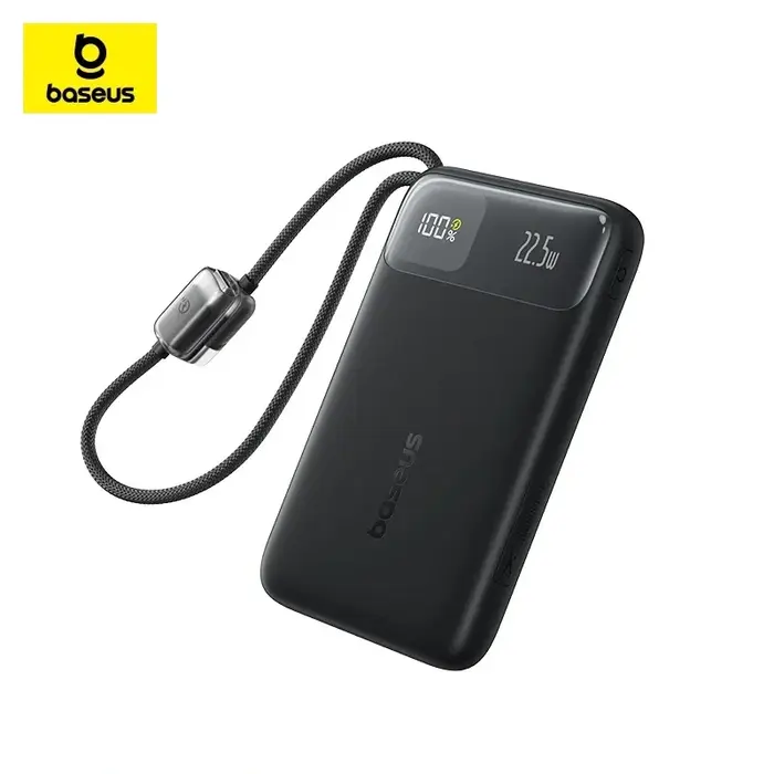 Baseus FC11 22.5W Dual-Cable Power Bank 20000mAh